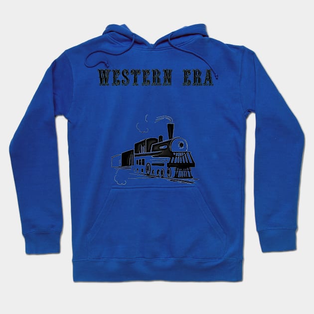 Western Era - Steam Train Hoodie by The Black Panther